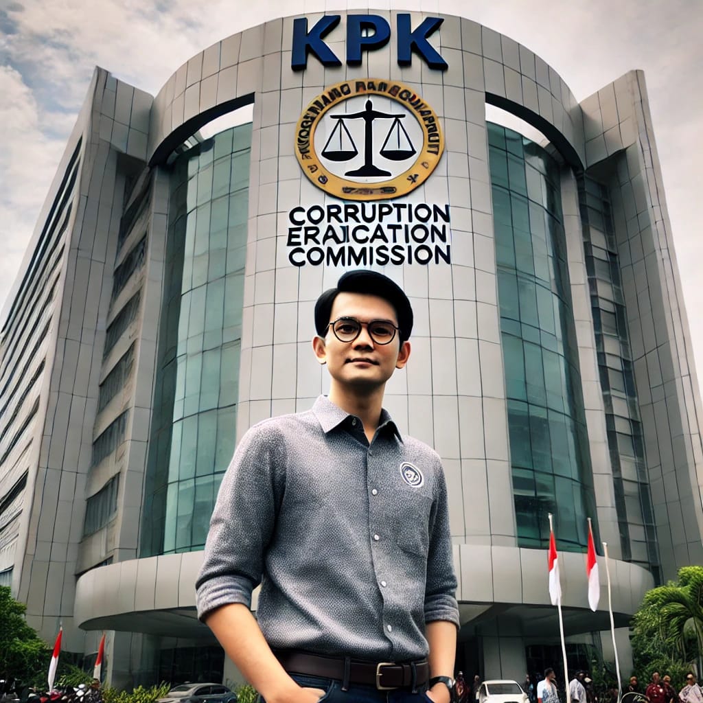 Ketum PSI Kaesang Pangarep Berada di gedung KPK