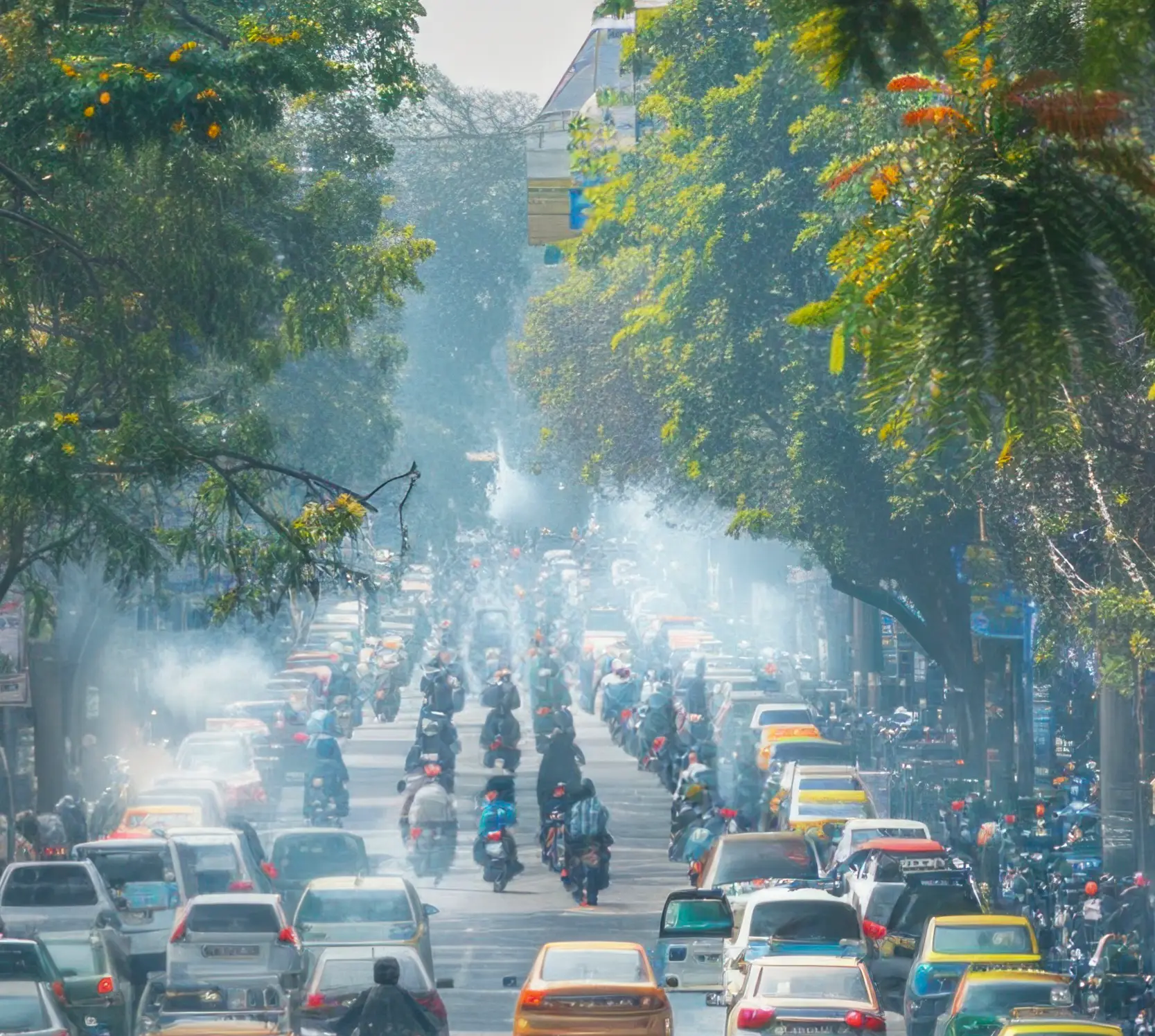Kemacetan dipuncak Bogor menyebabkan satu orang meninggal dunia