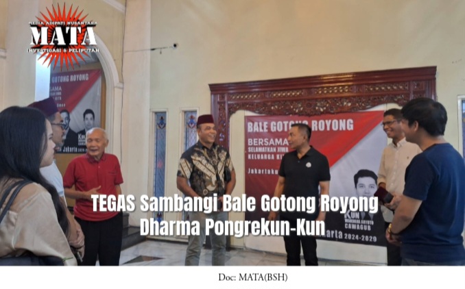 TEGAS Sambangi Bale Gotong Royong Dharma Pongrekun-Kun