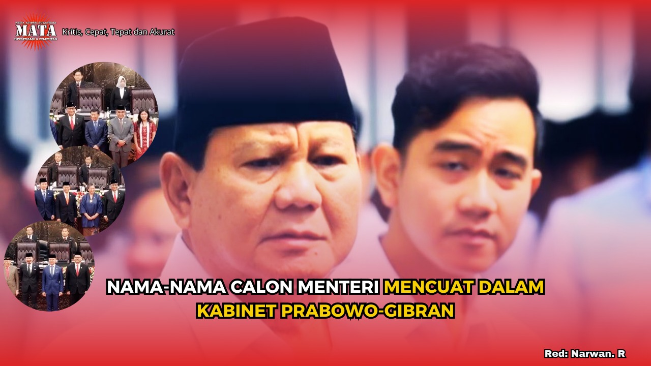 Nama-Nama Calon Menteri Mencuat dalam Kabinet Prabowo-Gibran