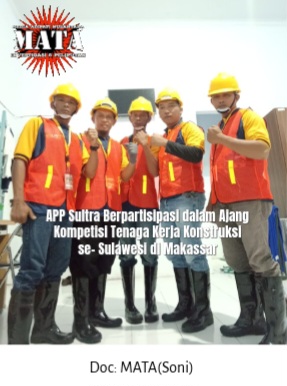 APP Sultra Berpartisipasi dalam Ajang Kompetisi Tenaga Kerja Konstruksi se- Sulawesi di Makassar