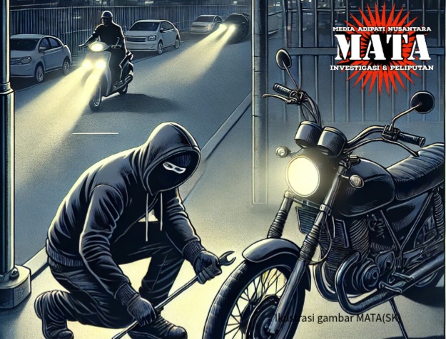 Penangkapan pencurian kendaraan Bermotor diTarogong Garut