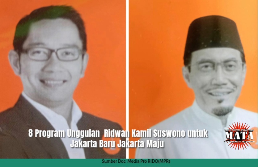 8 Program Unggulan  Ridwan Kamil Suswono untuk Jakarta Baru Jakarta Maju