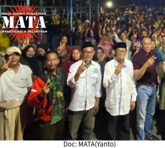Tim dan Relawan Viktor-Jhon Memadati Kediaman Ketua Tim Pemenangan Tana Toraja
