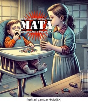 Baby Sitter Berikan Obat Keras Kepada Balita