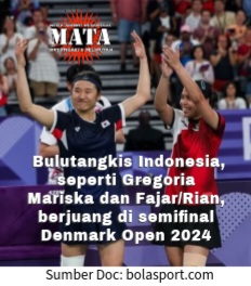 Bulutangkis Indonesia, seperti Gregoria Mariska dan Fajar/Rian, berjuang di semifinal Denmark Open 2024