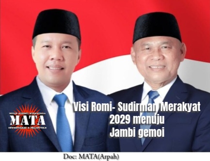 Visi  Romi-Sudirman Merakyat 2029 menuju  Jambi gemoi