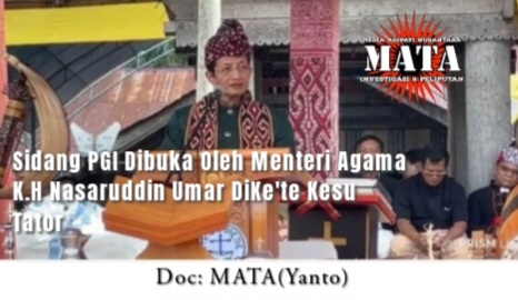 Sidang PGI Dibuka Oleh Menteri Agama K.H Nasaruddin Umar DiKe’te Kesu Tator