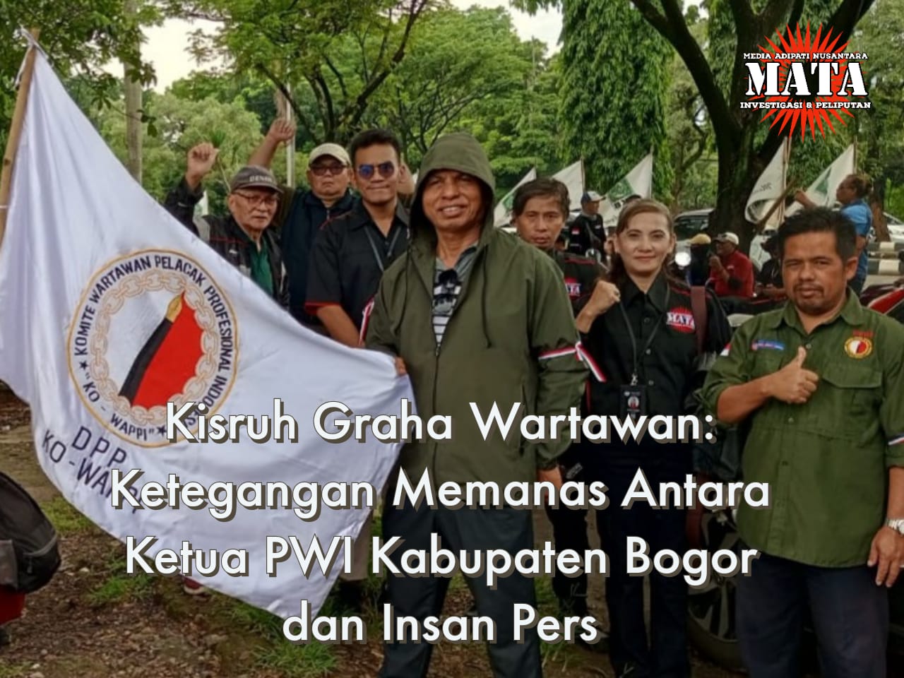 Kisruh Graha Wartawan: Ketegangan Memanas Antara Ketua PWI Kabupaten Bogor dan Insan Pers