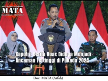 Kapolri: Berita Hoax Diduga Menjadi Ancaman Tertinggi di Pilkada 2024