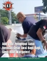 Pengepul Susu Boyolali Gelar Aksi Bagi-Bagi Susu Buat Warga