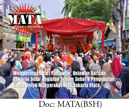 Memperingati Hari Pahlawan, Relawan Barisan Pakarno Gelar Kegiatan Senam Sehat & Pengobatan Gratis Untuk Masyarakat Koja Jakarta Utara