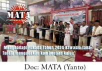 Menghadapi Pilkada Tahun 2024 Bawaslu Tana Toraja mengadakan kombongan kalua’