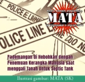 Pademangan di Hebohkan dengan Penemuan Kerangka Manusia saat menggali Tanah Untuk Septic Tank