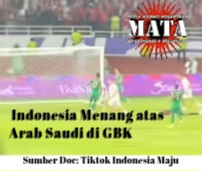 Indonesia Menang atas Arab Saudi di GBK