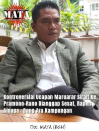 Kontroversial Ucapan Maruarar Sirait ke Pramono-Rano Dianggap Sesat, Rapen Sinaga : Bang Ara Kampungan
