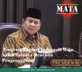 Program Kabinet Indonesia Maju, Salah Satunya Menekan Pengangguran
