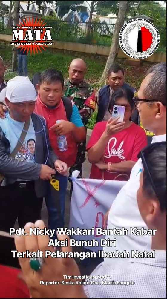 Pdt. Nicky Wakkari Bantah Kabar Aksi Bunuh Diri Terkait Pelarangan Ibadah Natal