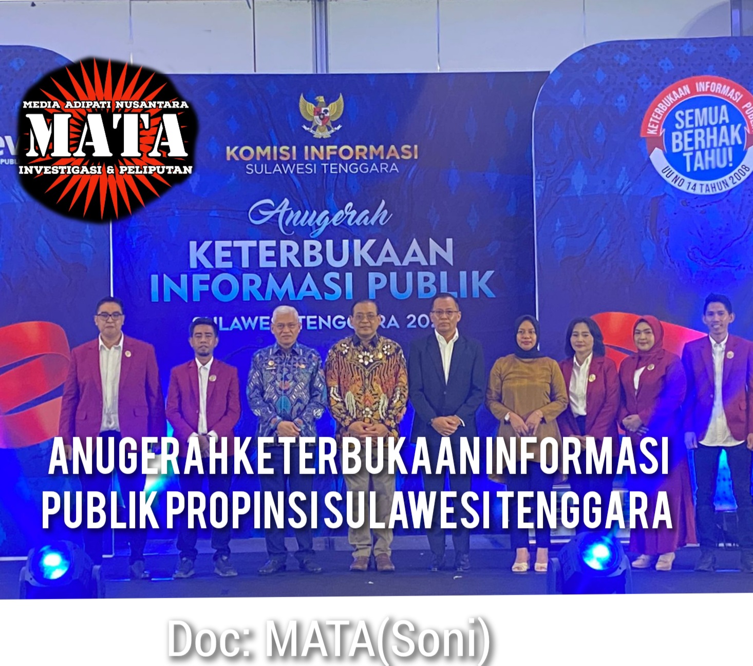 ANUGERAH KETERBUKAAN INFORMASI PUBLIK PROPINSI SULAWESI TENGGARA