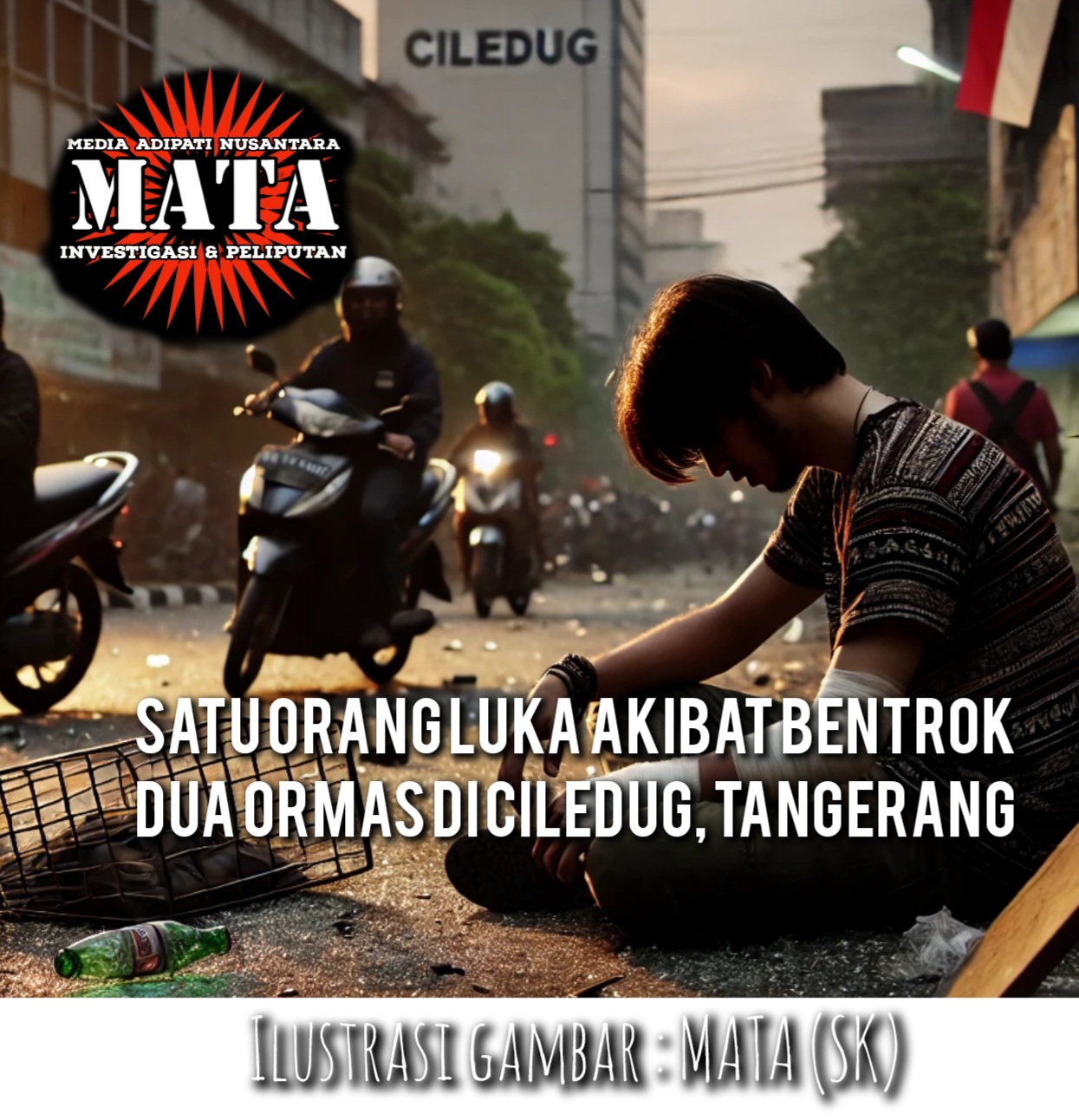Satu Orang Luka Akibat Bentrok dua Ormas di Ciledug, Tangerang