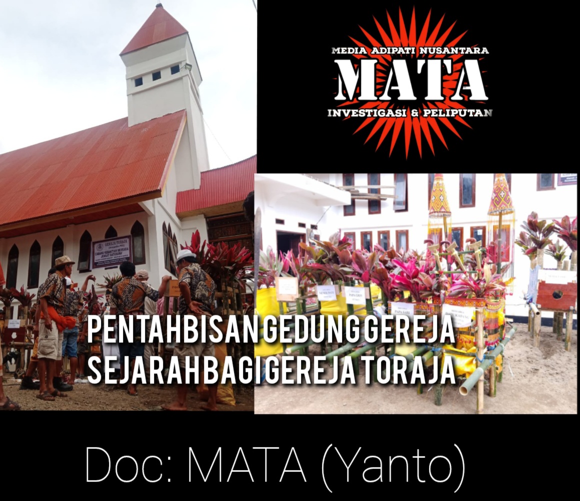 Pentahbisan Gedung Gereja sejarah bagi Gereja Toraja
