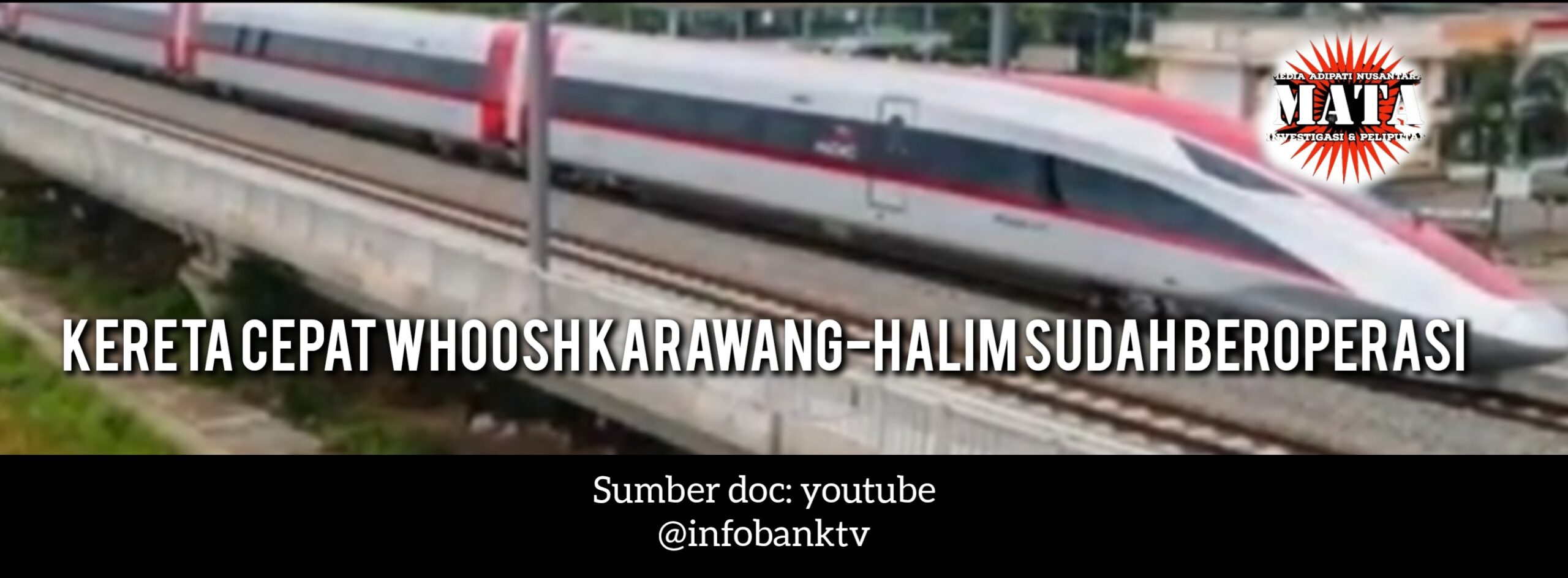 Kereta Cepat Whoosh Karawang-Halim Sudah beroperasi