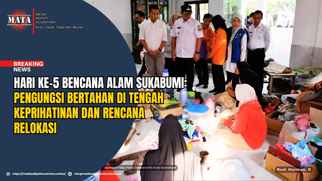 Hari Ke-5 Bencana Alam Sukabumi: Pengungsi Bertahan di Tengah Keprihatinan dan Rencana Relokasi