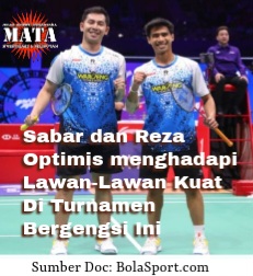Sabar dan Reza Optimis menghadapi Lawan-Lawan Kuat Di Turnamen Bergengsi Ini