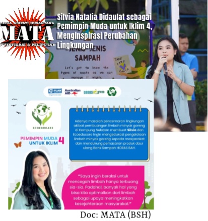 Silvia Natalia Didaulat sebagai Pemimpin Muda untuk Iklim 4, Menginspirasi Perubahan Lingkungan