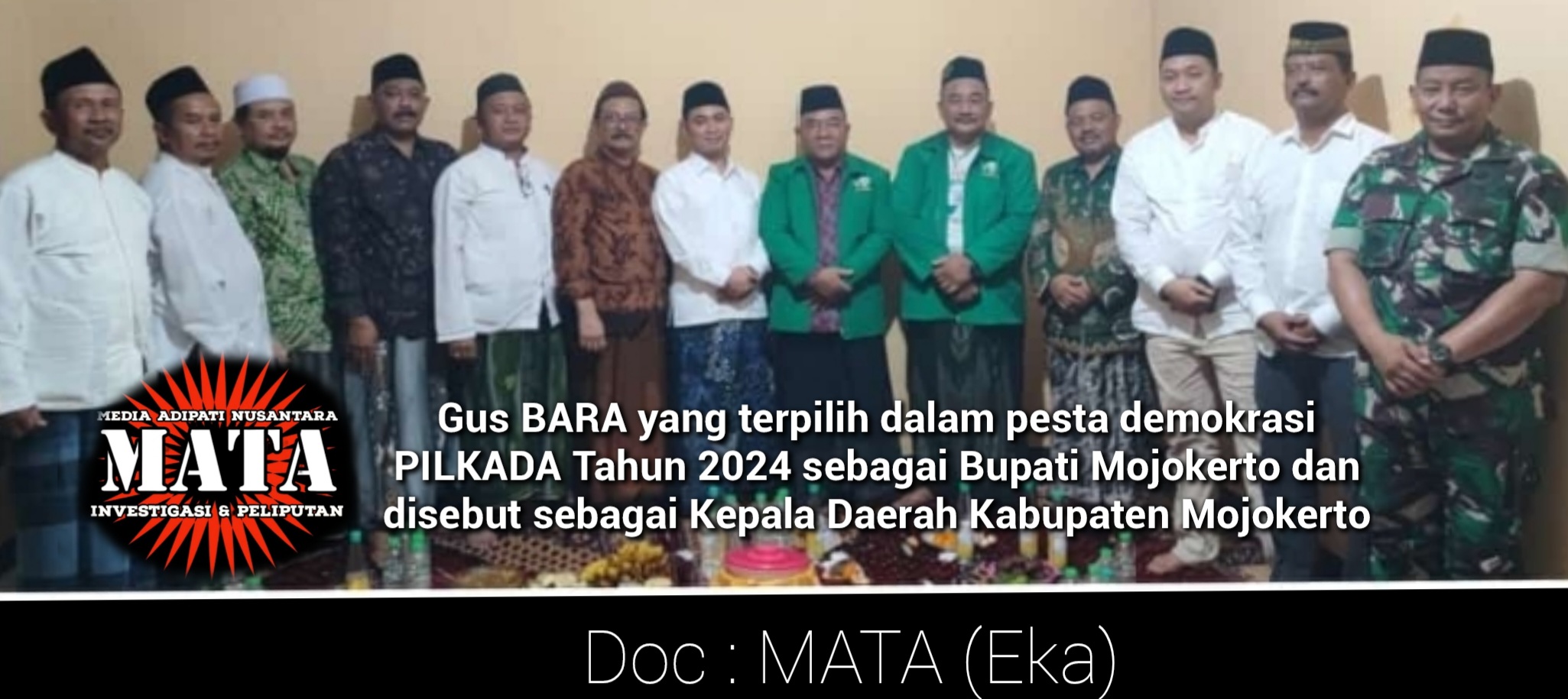 Gus BARA yang terpilih dalam pesta demokrasi PILKADA Tahun 2024 sebagai Bupati Mojokerto dan disebut sebagai Kepala Daerah Kabupaten Mojokerto