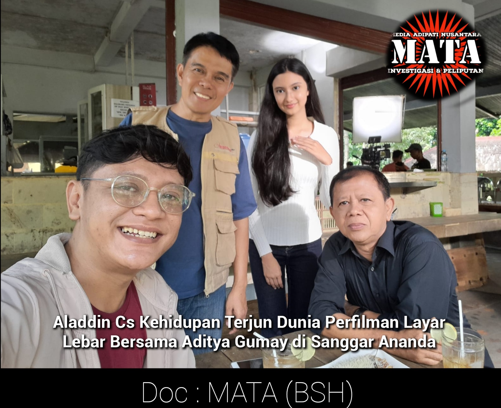 Aladdin Cs Kehidupan Terjun Dunia Perfilman Layar Lebar Bersama Aditya Gumay di Sanggar Ananda