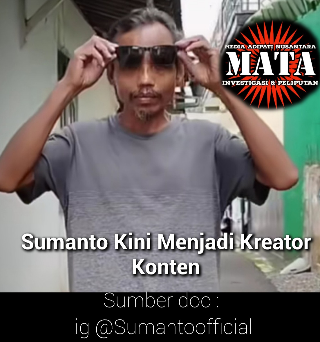 Sumanto Kini Menjadi Kreator Konten