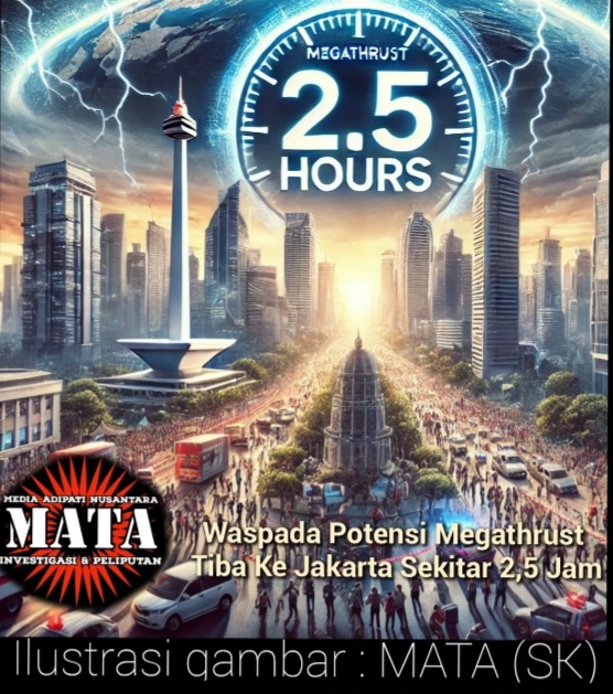 Waspada Potensi Megathrust Tiba Ke Jakarta Sekitar 2,5 Jam