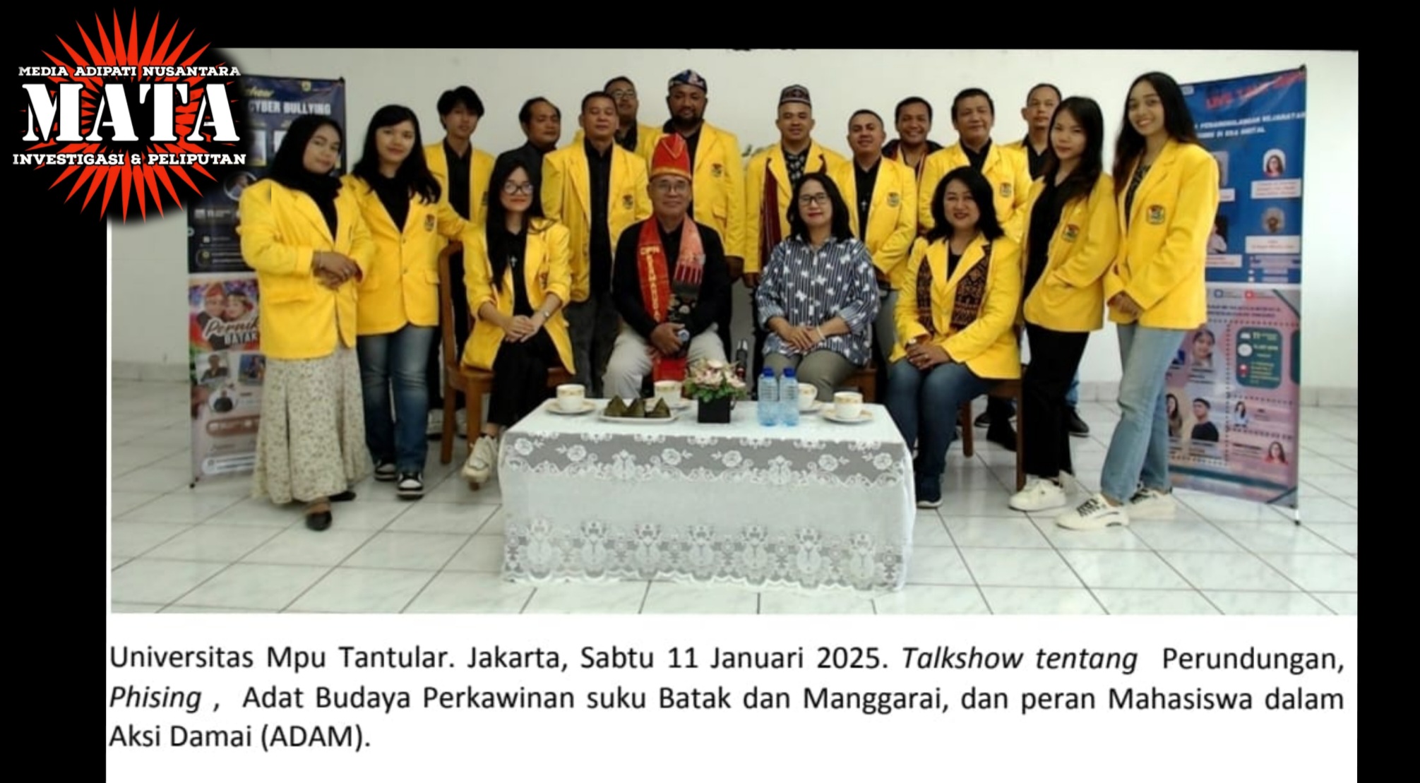 Mahasiswa Fakultas Hukum Universitas Mpu Tantular Gelar TalkShow Interaktif 2025