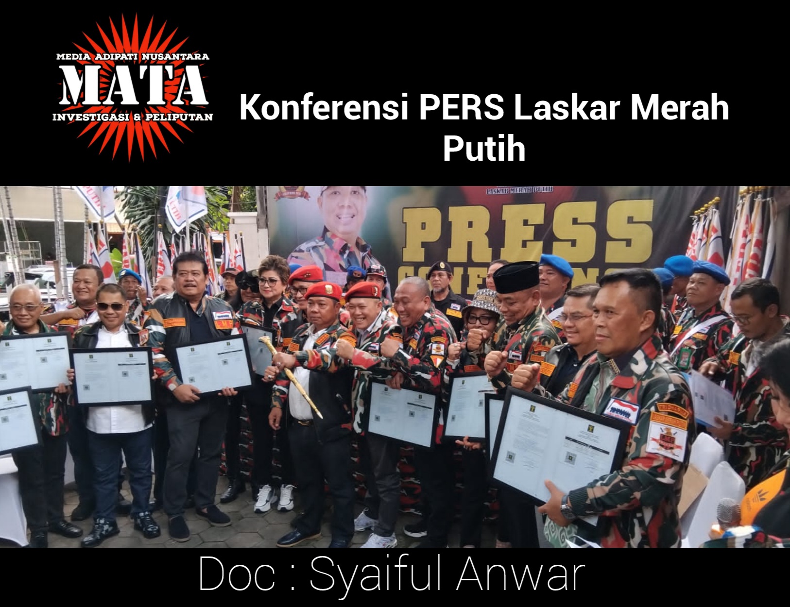 Konferensi PERS Laskar Merah Putih