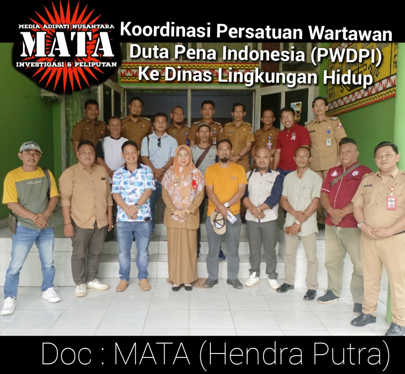 Koordinasi Persatuan Wartawan Duta Pena Indonesia (PWDPI) Ke Dinas Lingkungan Hidup