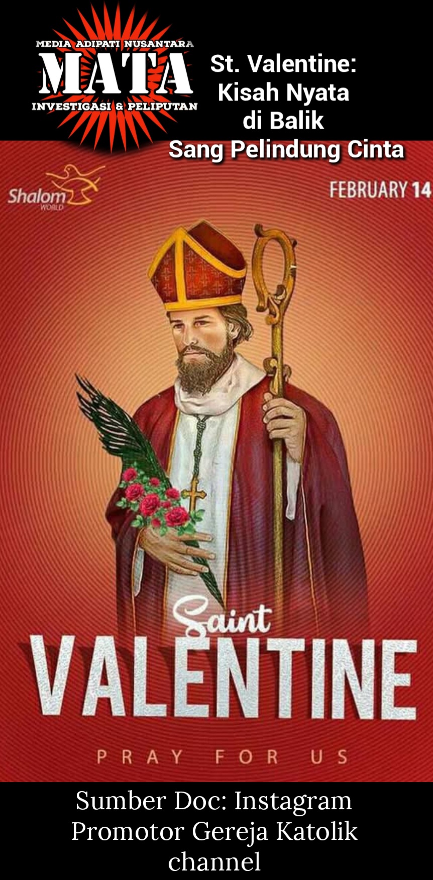 St. Valentine: Kisah Nyata di Balik Sang Pelindung Cinta