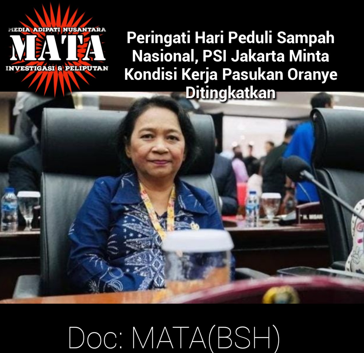 Peringati Hari Peduli Sampah Nasional, PSI Jakarta Minta Kondisi Kerja Pasukan Oranye Ditingkatkan