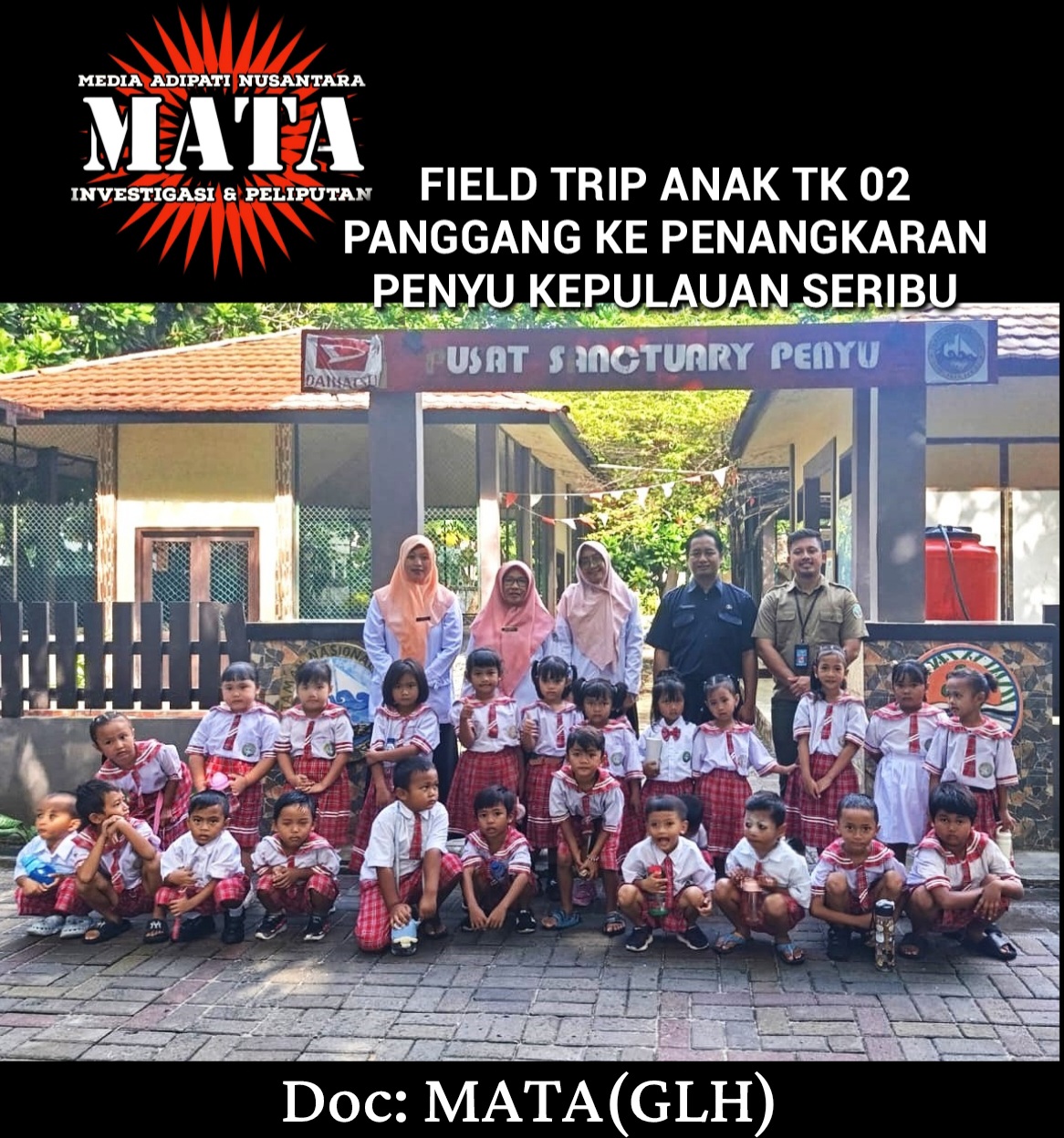 FIELD TRIP ANAK TKN PULAU PANGGANG 02 KE PENANGKARAN PENYU KEPULAUAN SERIBU
