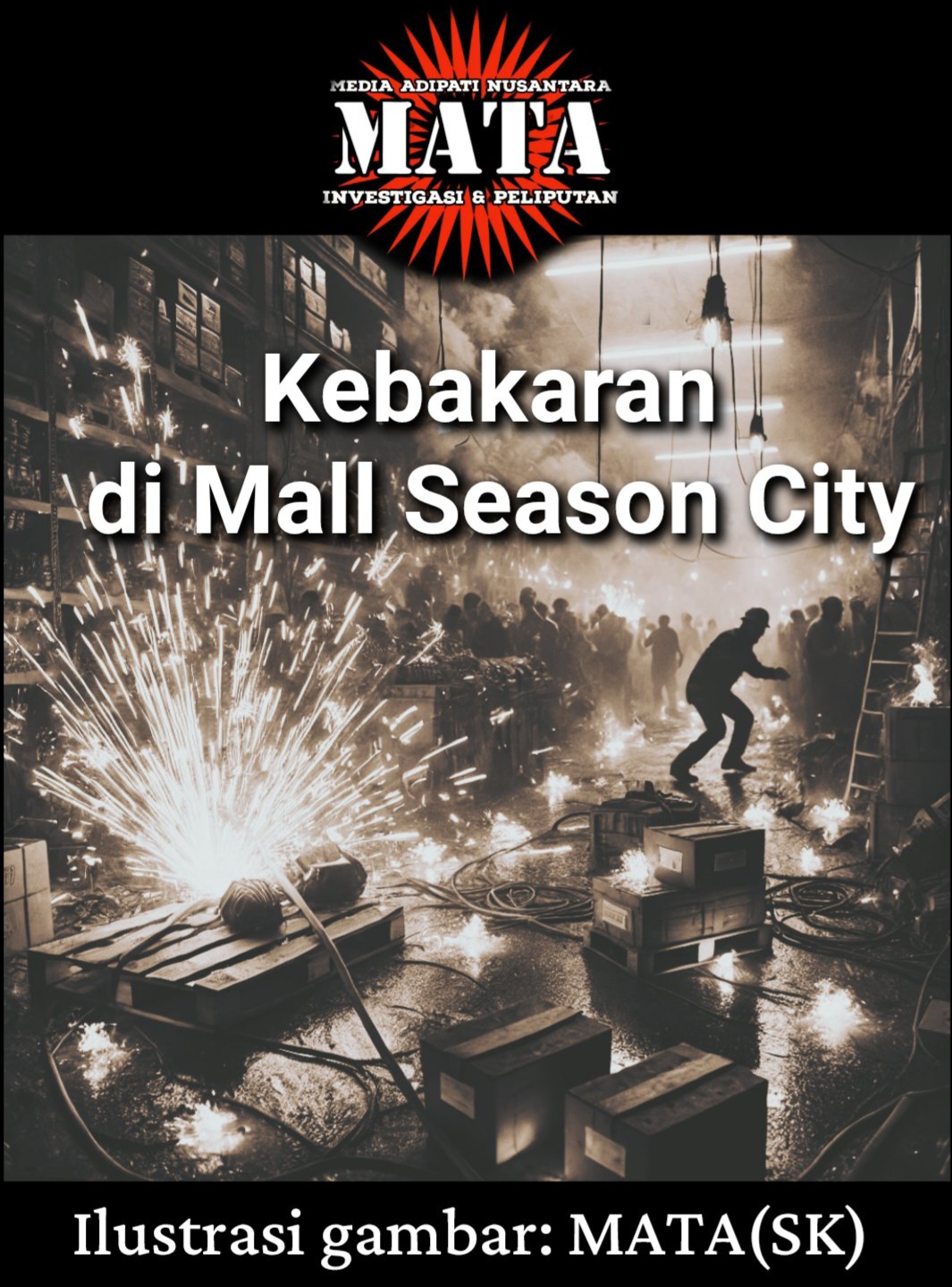 Kebakaran di Mall Season City