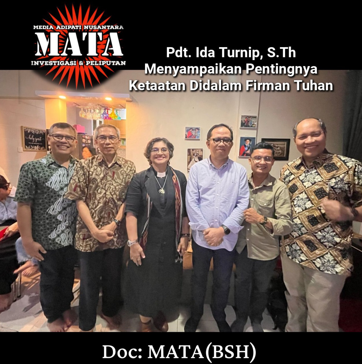 Pdt. Ida Turnip, S.Th Menyampaikan Pentingnya Ketaatan Didalam Firman Tuhan