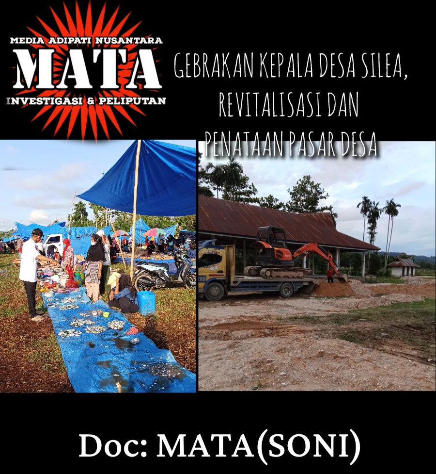 GEBRAKAN KEPALA DESA SILEA, REVITALISASI DAN PENATAAN PASAR DESA