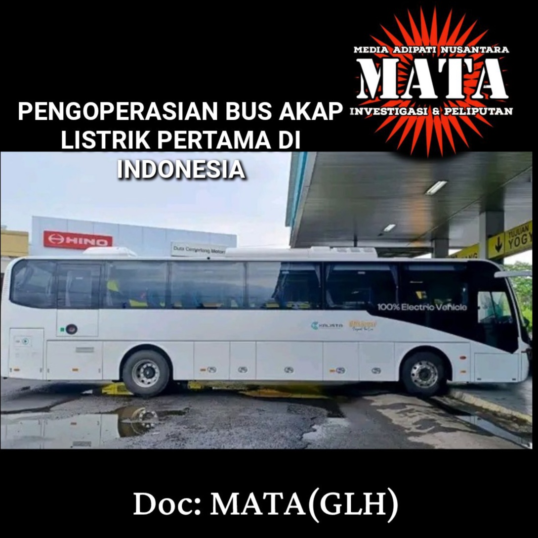 PENGOPERASIAN BUS AKAP LISTRIK PERTAMA DI INDONESIA