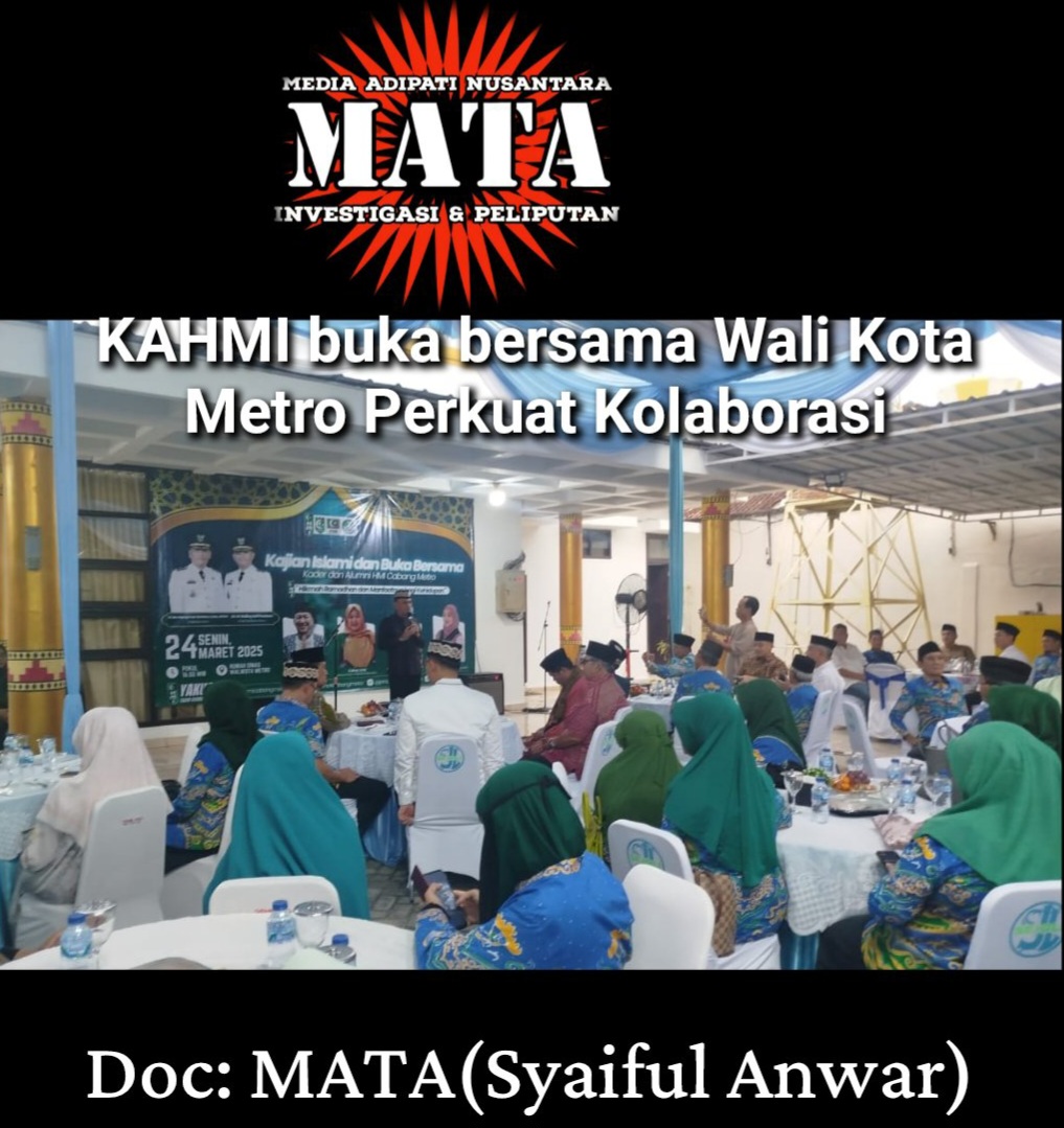 KAHMI buka bersama Wali Kota Metro Perkuat Kolaborasi