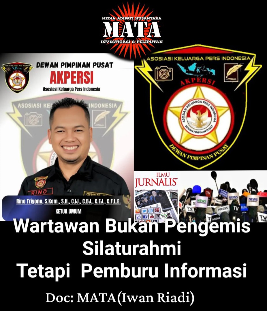 Wartawan Bukan Pengemis Silaturahmi Tetapi  Pemburu Informasi