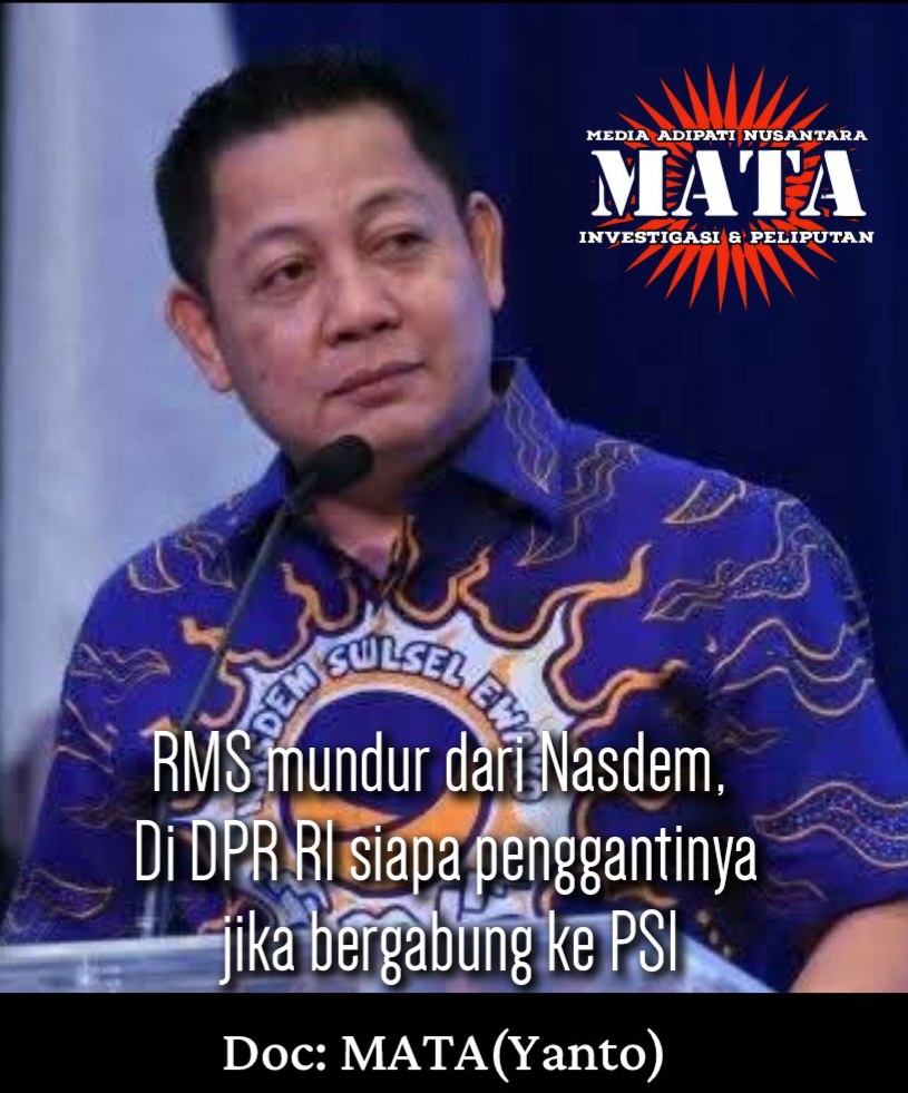 RMS mundur dari Nasdem, Di DPR RI siapa penggantinya jika bergabung ke PSI