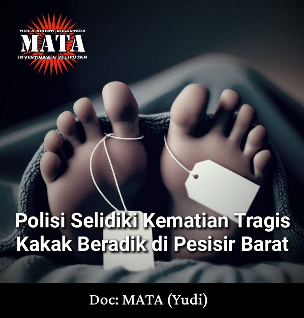 Polisi Selidiki Kematian Tragis Kakak Beradik di Pesisir Barat