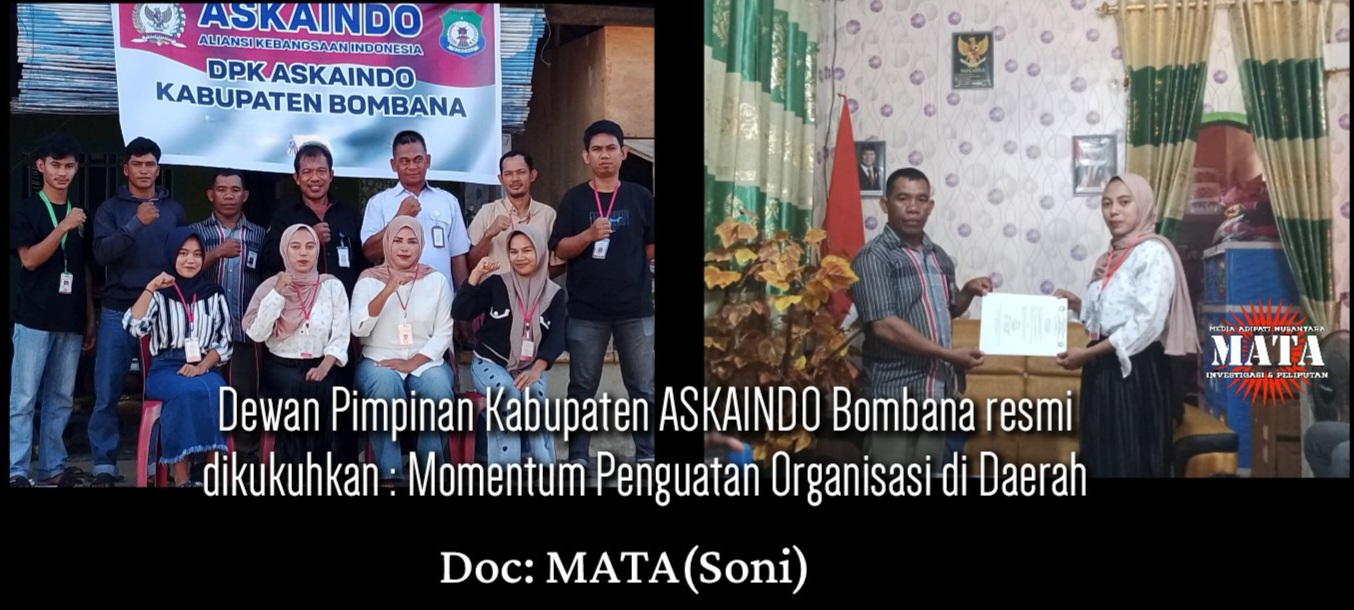 Dewan Pimpinan Kabupaten ASKAINDO Bombana resmi dikukuhkan : Momentum Penguatan Organisasi di Daerah