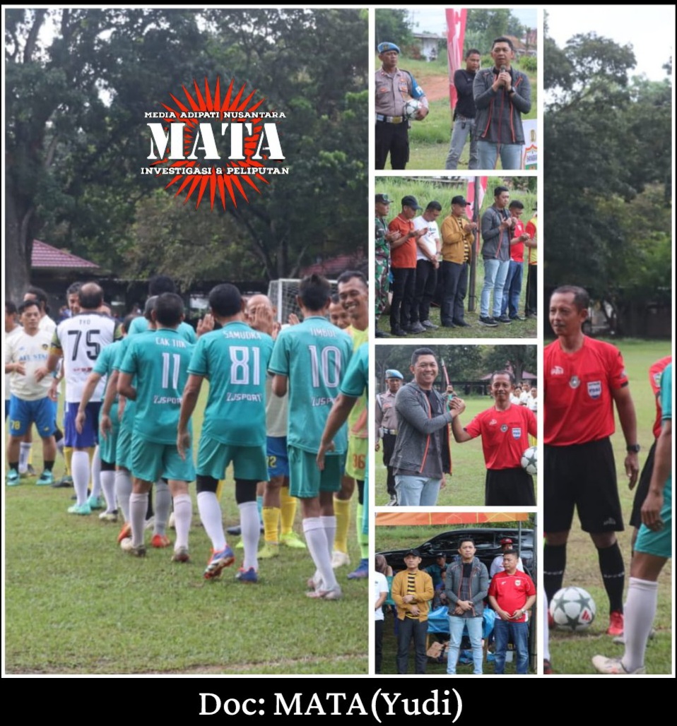 Turnamen Sepak Bola Kapolres Cup U-50 Resmi Dibuka Diikuti 8 Klub Legenda dari Berbagai Wilayah
