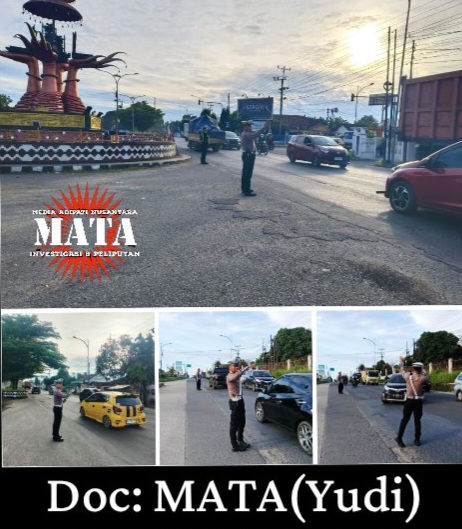 Polres Lampung Tengah Laksanakan Pam Rawan Pagi Wujud Nyata Hadirkan Rasa Aman Bagi Masyarakat